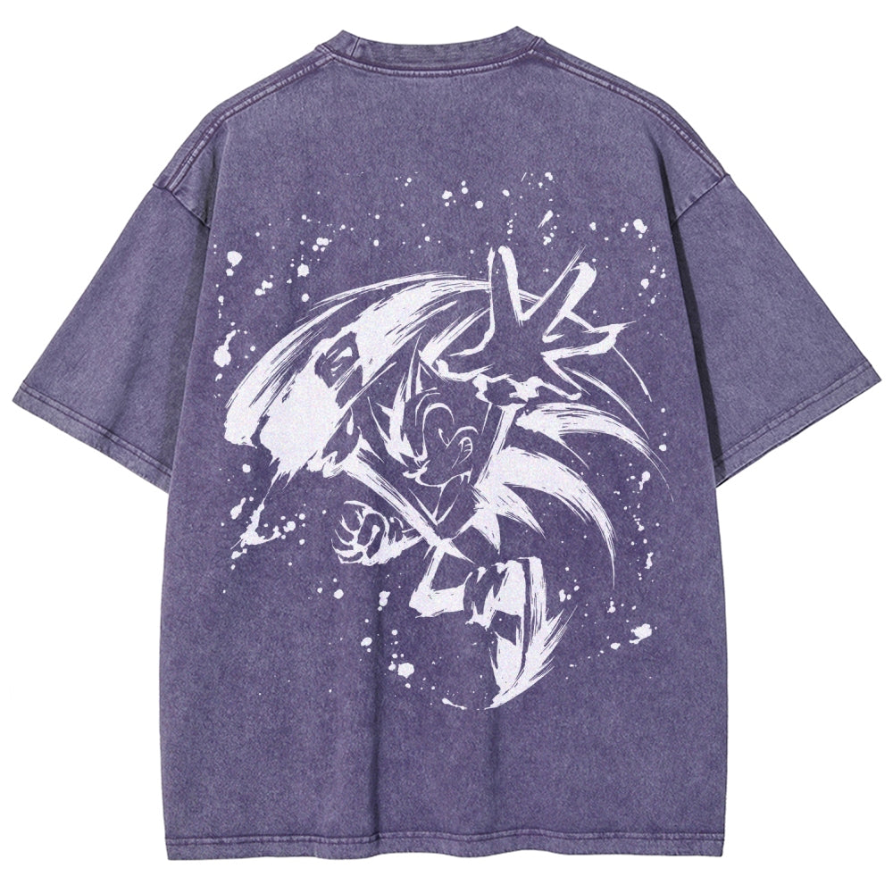 Sonic Unisex Fit Washed T-Shirt 2601014268