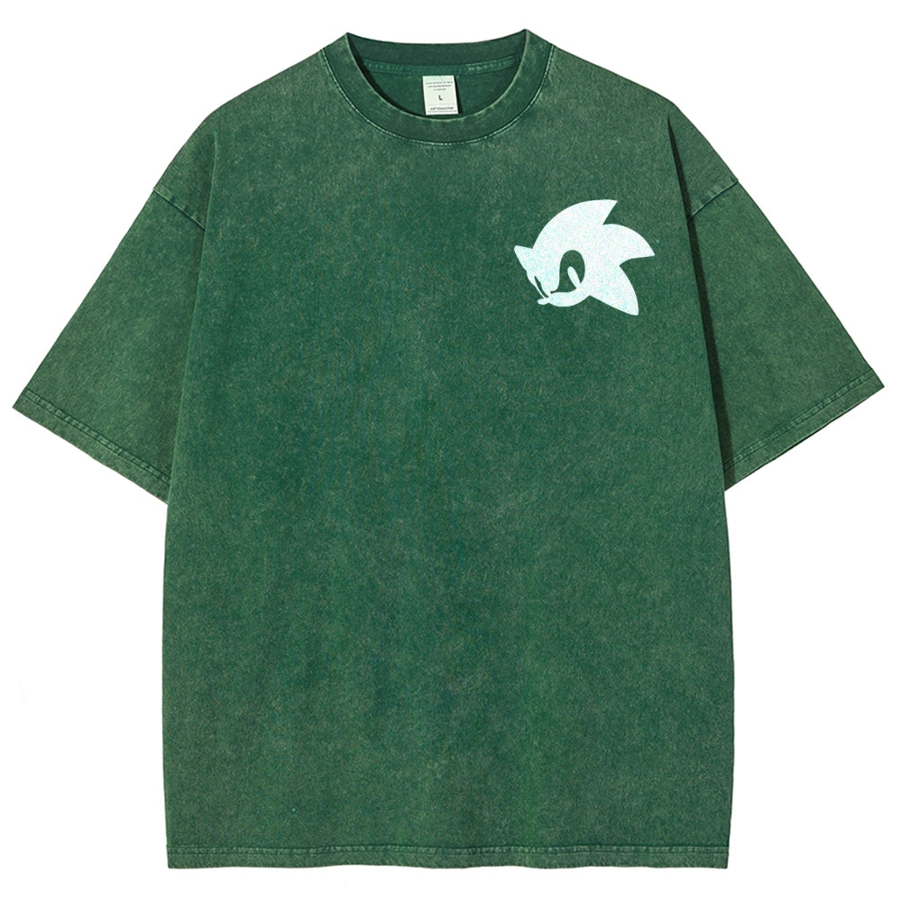 Sonic Unisex Fit Washed T-Shirt 2601014268