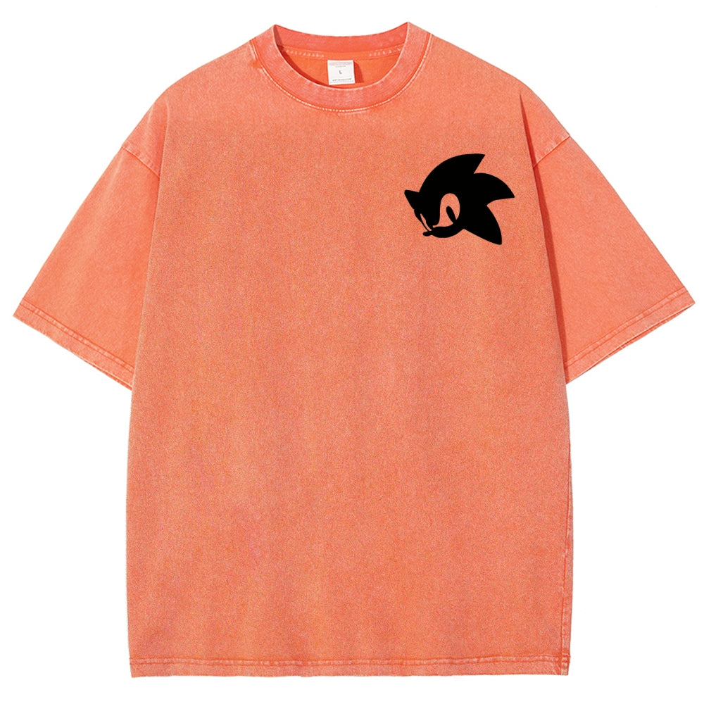 Sonic Unisex Fit Washed T-Shirt 2601014268
