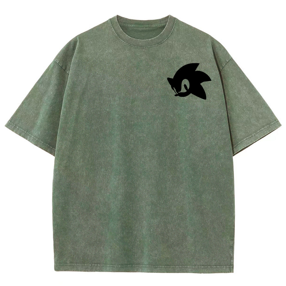 Sonic Unisex Fit Washed T-Shirt 2601014268