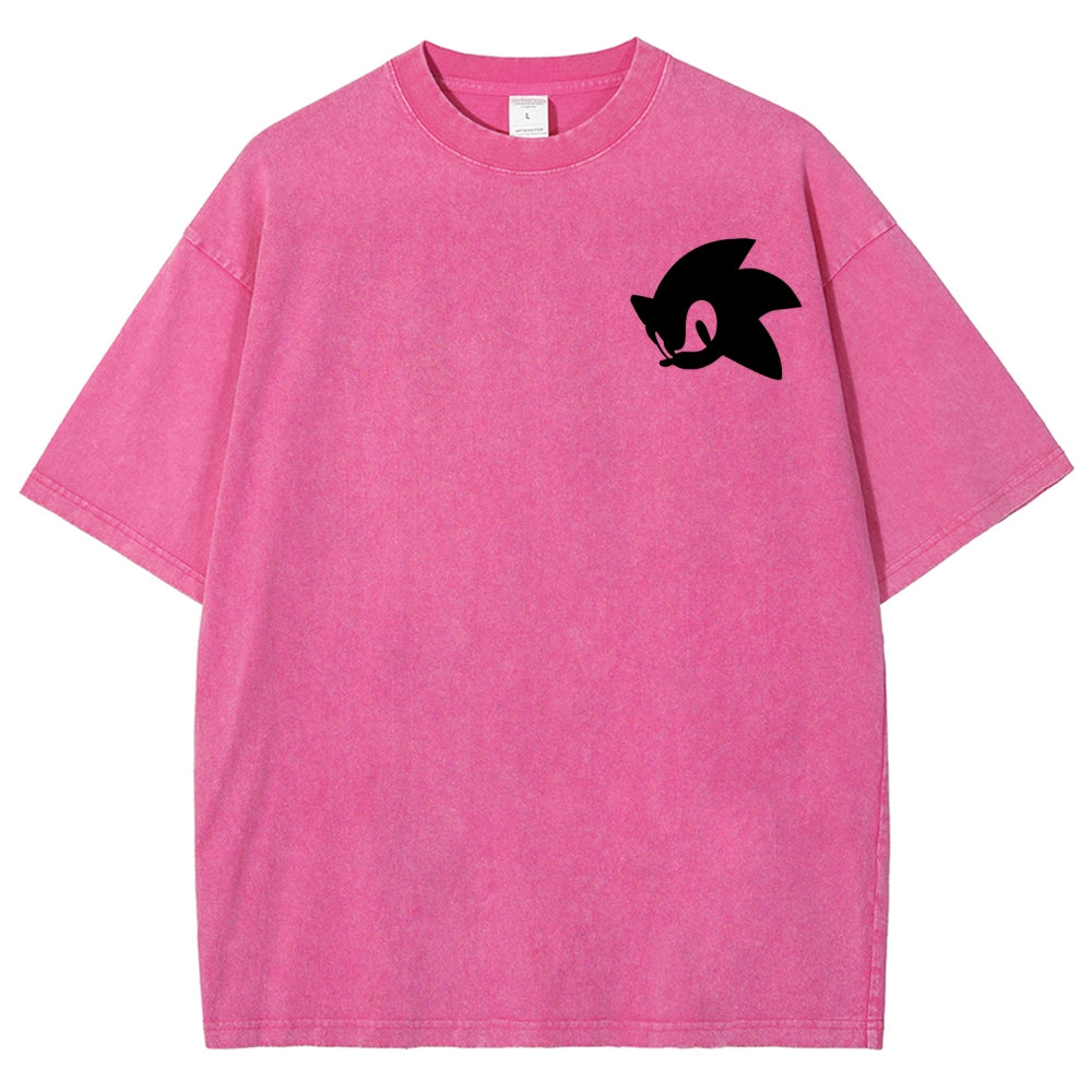 Sonic Unisex Fit Washed T-Shirt 2601014268
