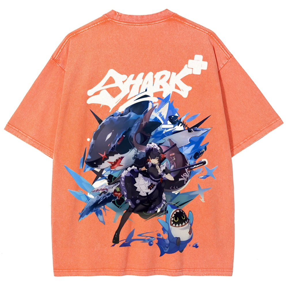 Zenless Zone Zero Unisex Fit Washed T-Shirt 2601014738