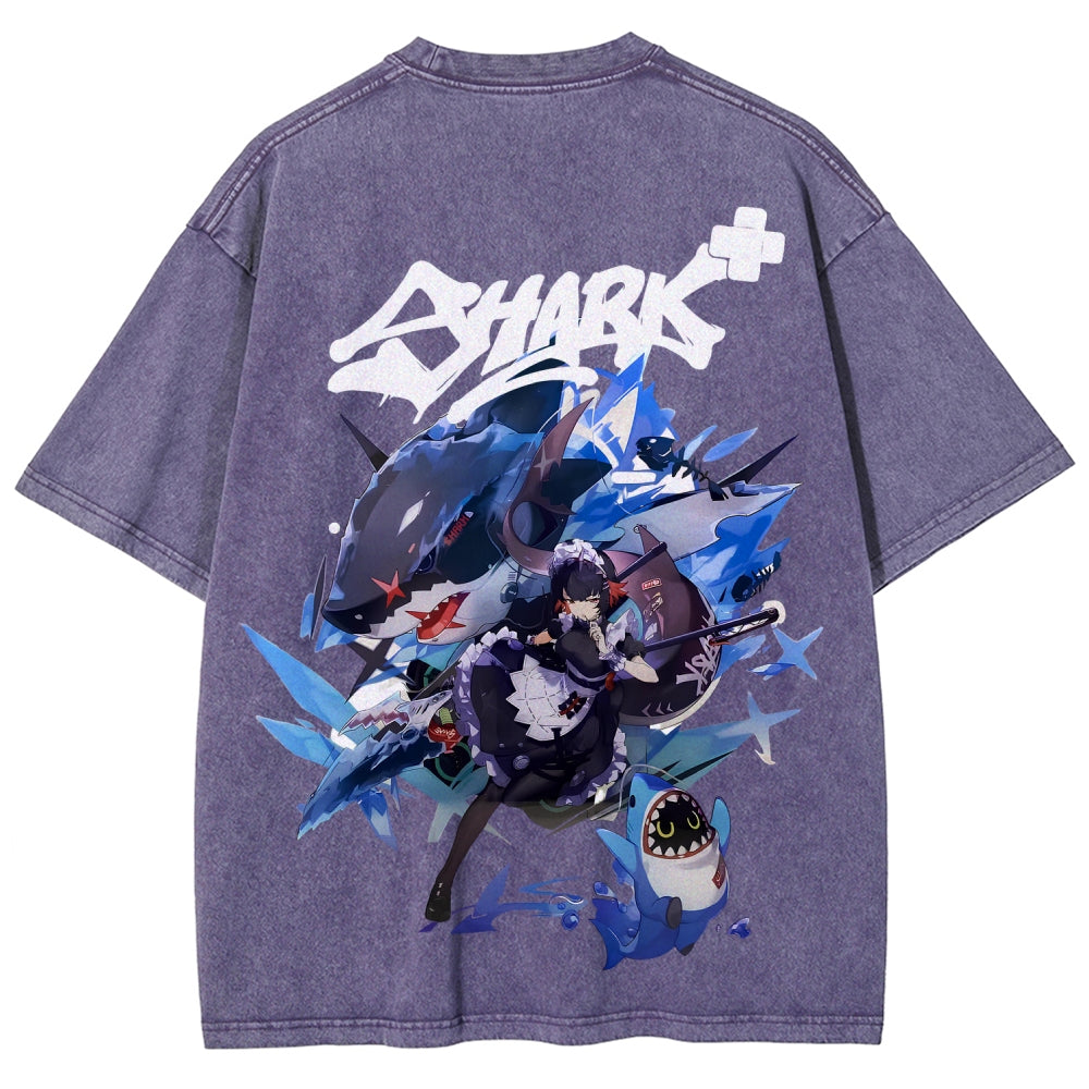 Zenless Zone Zero Unisex Fit Washed T-Shirt 2601014738