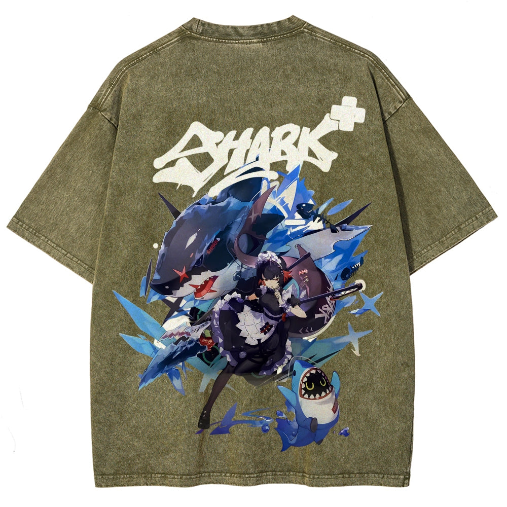 Zenless Zone Zero Unisex Fit Washed T-Shirt 2601014738