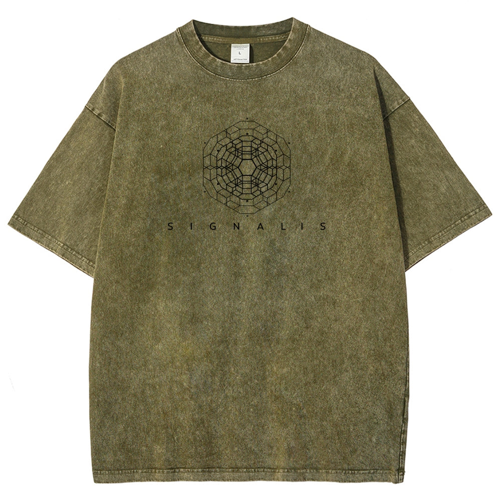signalis Unisex Fit Washed T-Shirt 2601017207