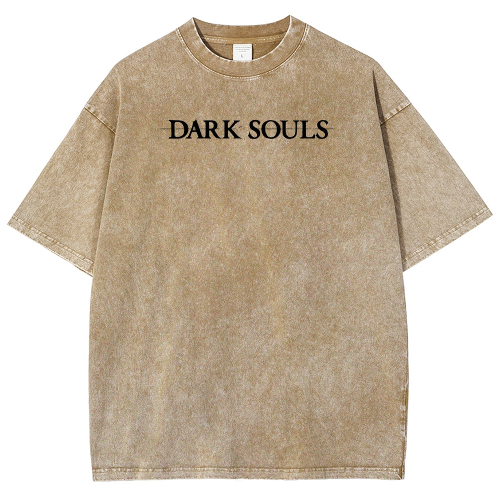 Dark Souls Unisex Fit Washed T-Shirt 2601017980