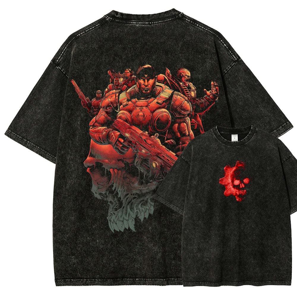 Gears of War Unisex Fit Washed T-Shirt 2601018214