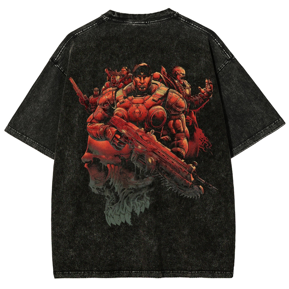 Gears of War Unisex Fit Washed T-Shirt 2601018214
