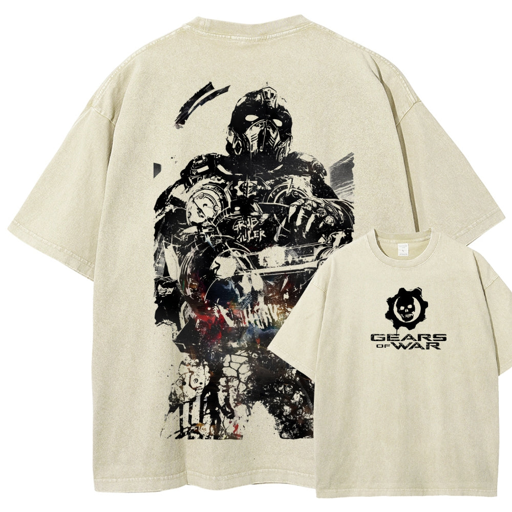 Gears of War Unisex Fit Washed T-Shirt 2601018226