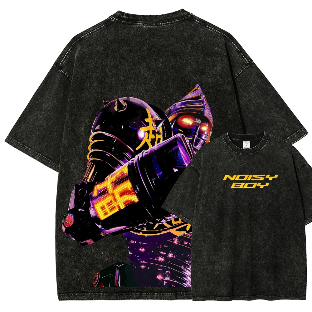Real Steel Unisex Fit Washed T-Shirt 2601018300