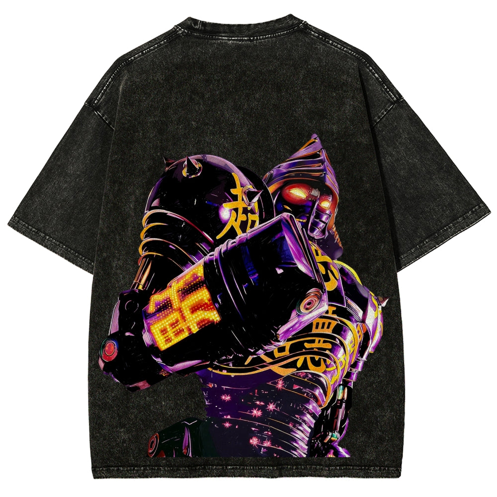 Real Steel Unisex Fit Washed T-Shirt 2601018300