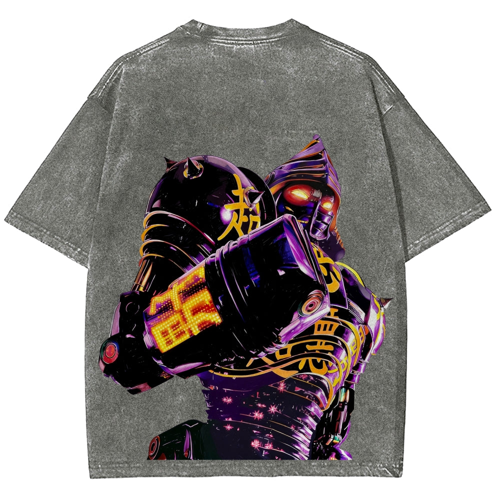 Real Steel Unisex Fit Washed T-Shirt 2601018300