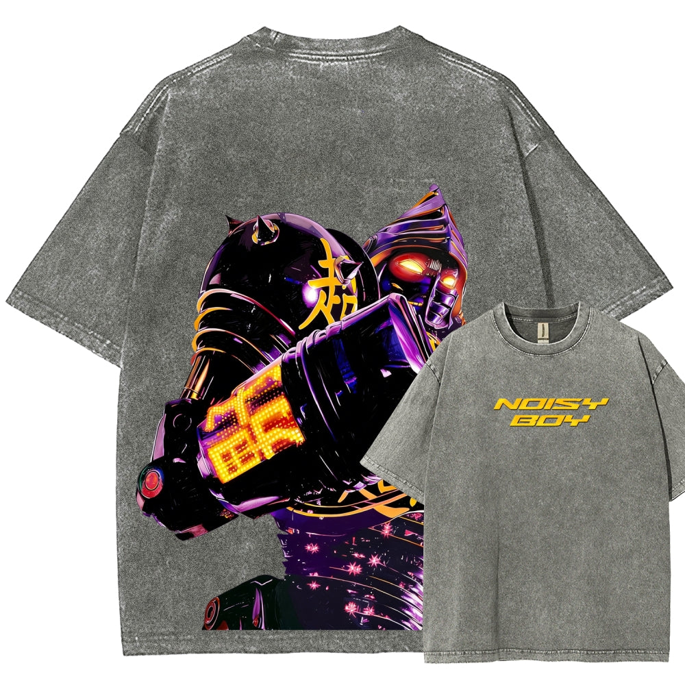 Real Steel Unisex Fit Washed T-Shirt 2601018300