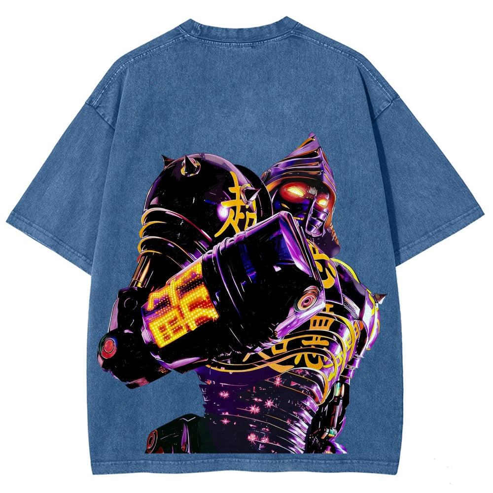 Real Steel Unisex Fit Washed T-Shirt 2601018300