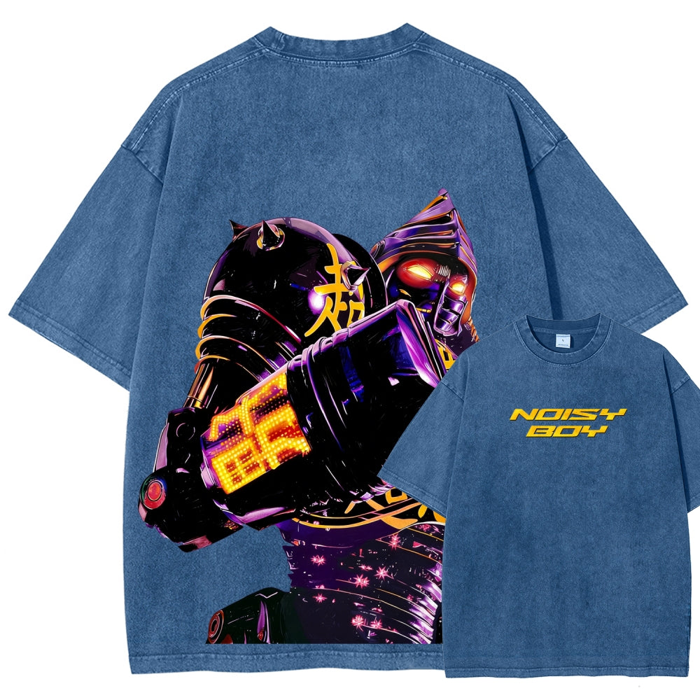 Real Steel Unisex Fit Washed T-Shirt 2601018300