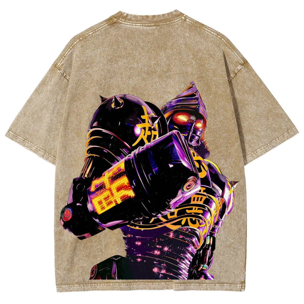 Real Steel Unisex Fit Washed T-Shirt 2601018300