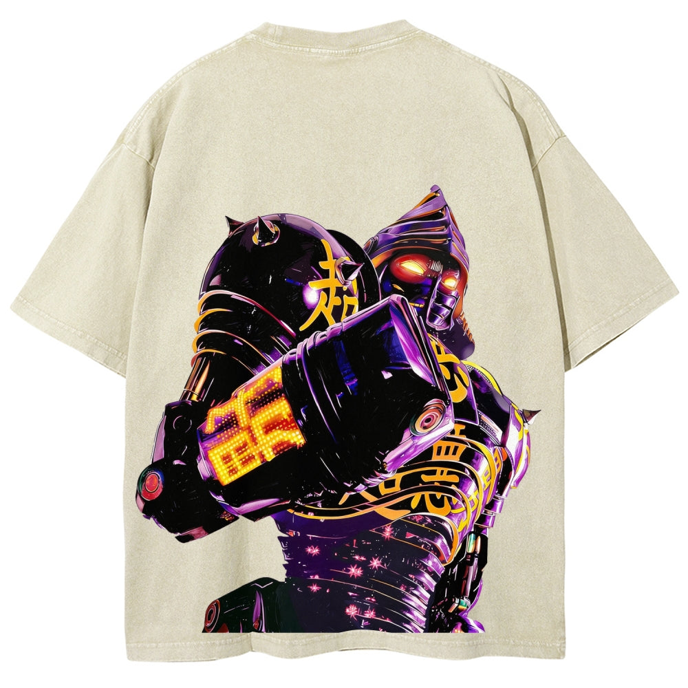 Real Steel Unisex Fit Washed T-Shirt 2601018300