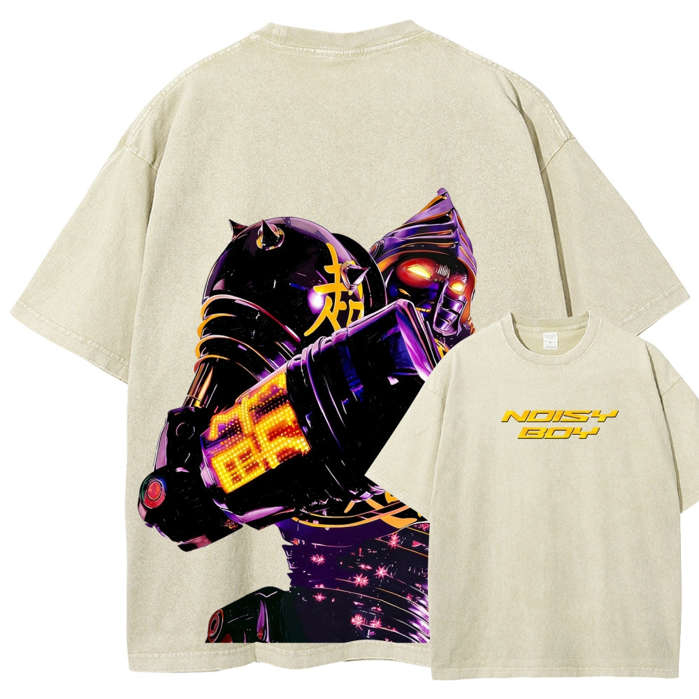 Real Steel Unisex Fit Washed T-Shirt 2601018300