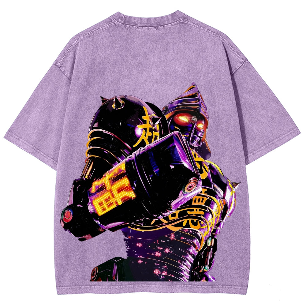 Real Steel Unisex Fit Washed T-Shirt 2601018300