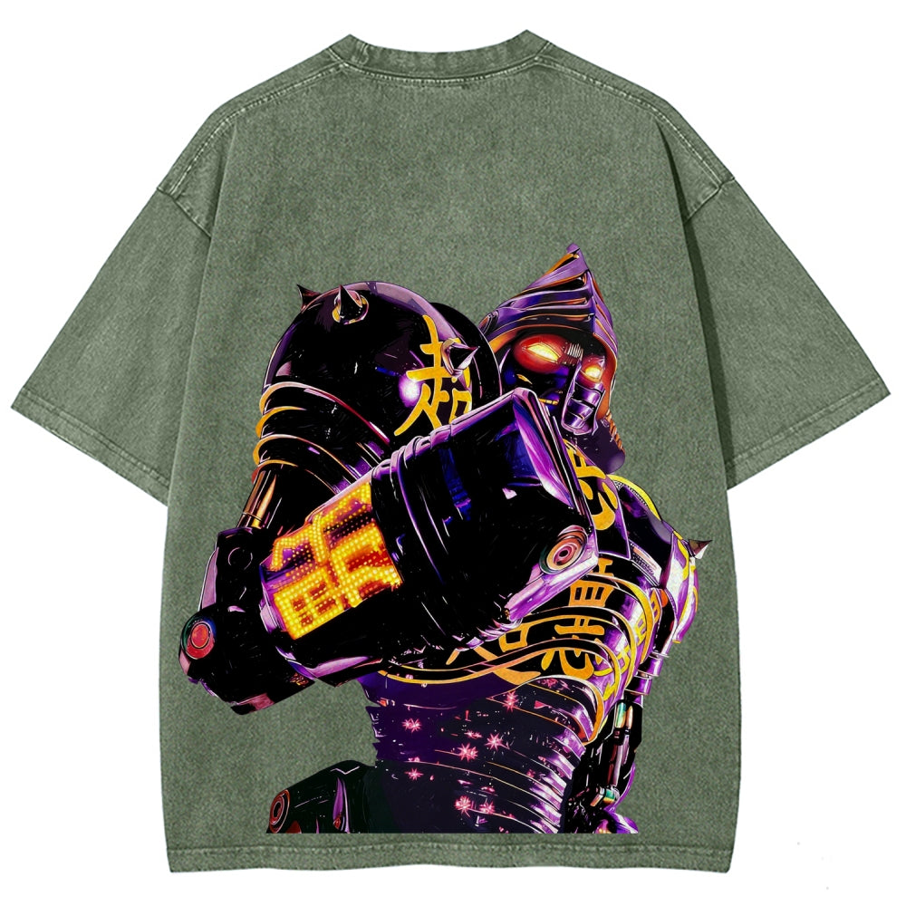 Real Steel Unisex Fit Washed T-Shirt 2601018300