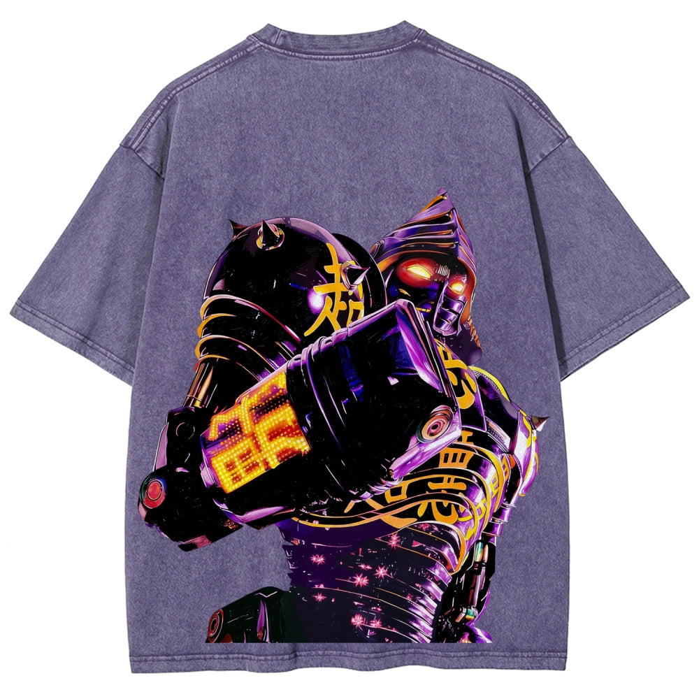 Real Steel Unisex Fit Washed T-Shirt 2601018300
