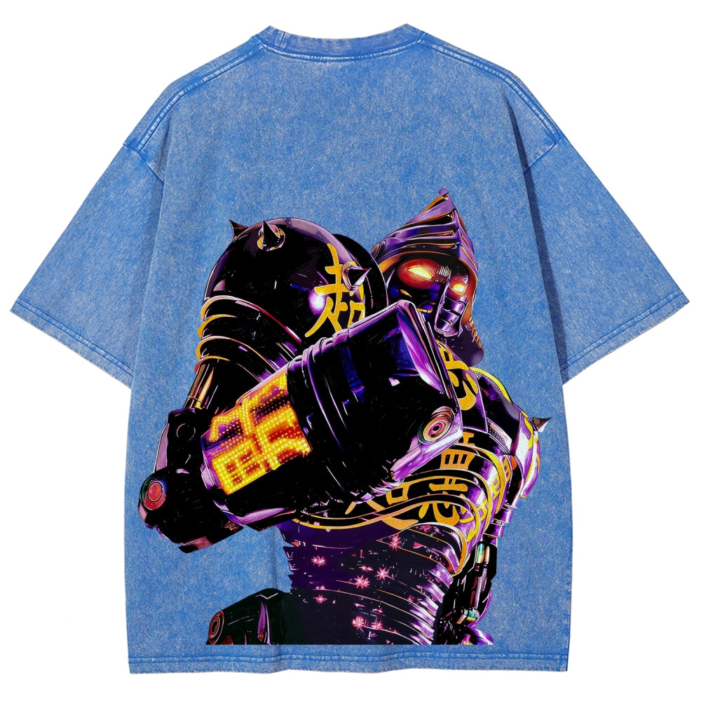 Real Steel Unisex Fit Washed T-Shirt 2601018300