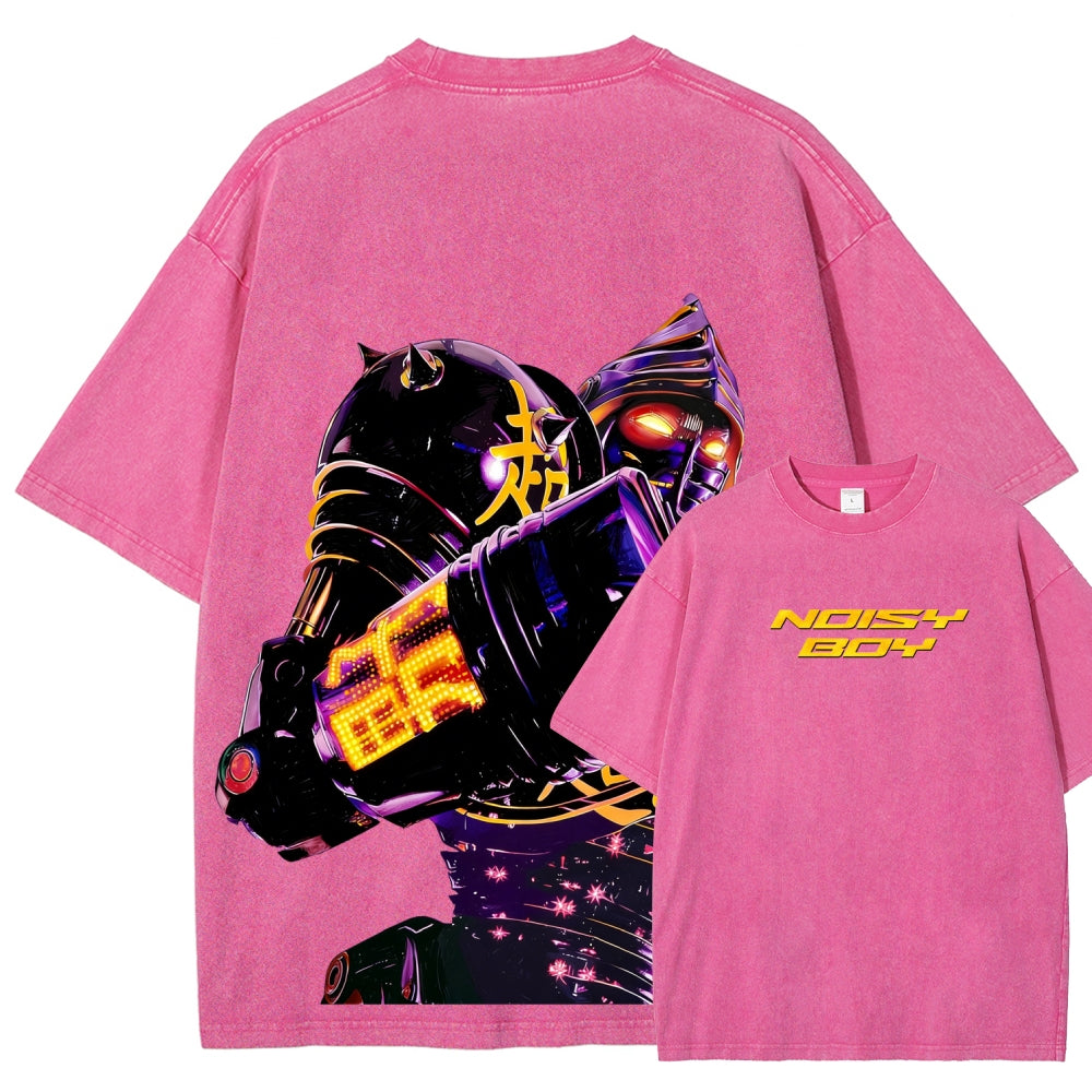 Real Steel Unisex Fit Washed T-Shirt 2601018300
