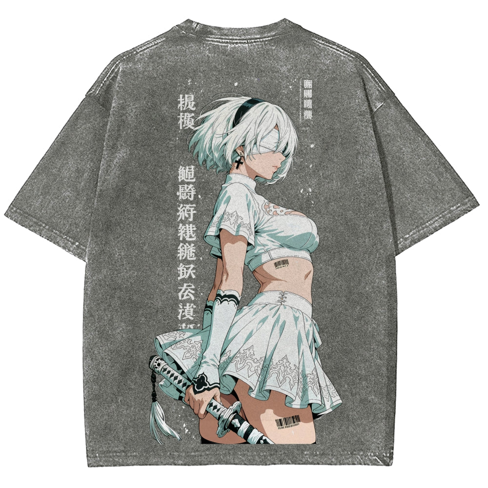 Nier: Automata Unisex Fit Washed T-Shirt 2601018993