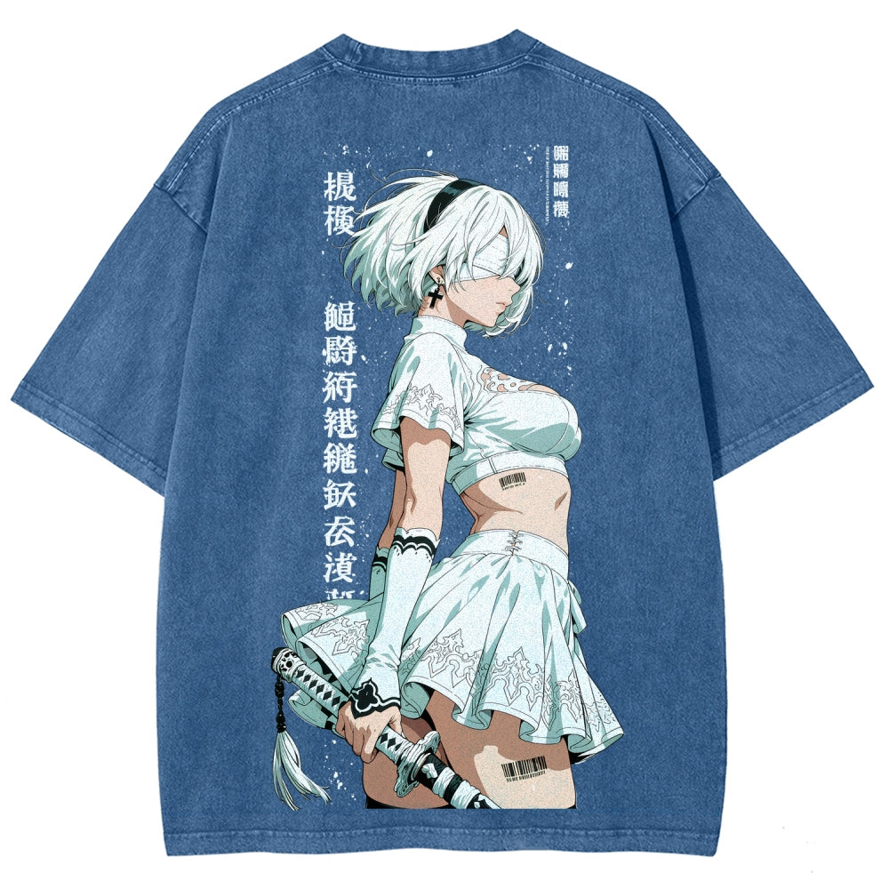 Nier: Automata Unisex Fit Washed T-Shirt 2601018993