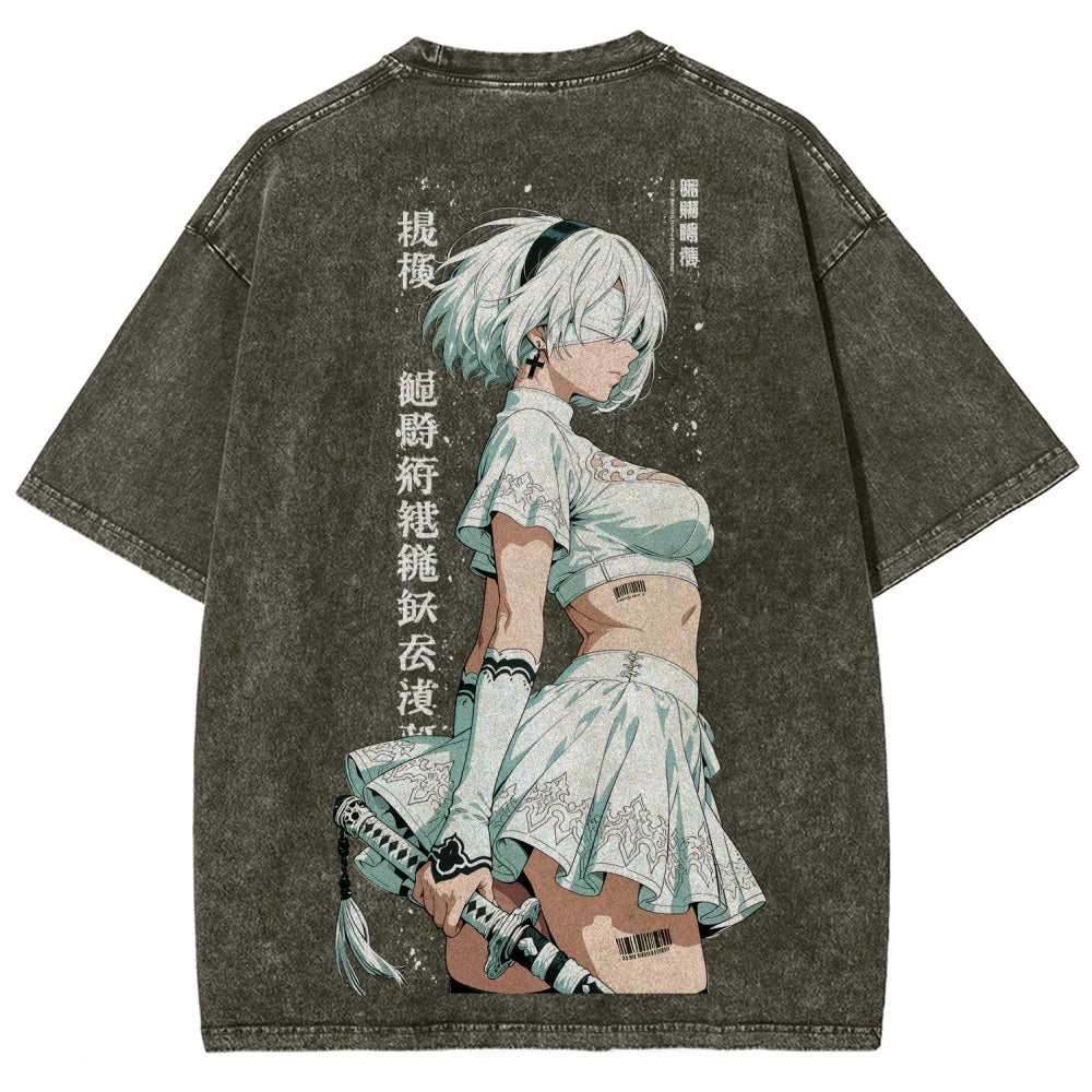 Nier: Automata Unisex Fit Washed T-Shirt 2601018993