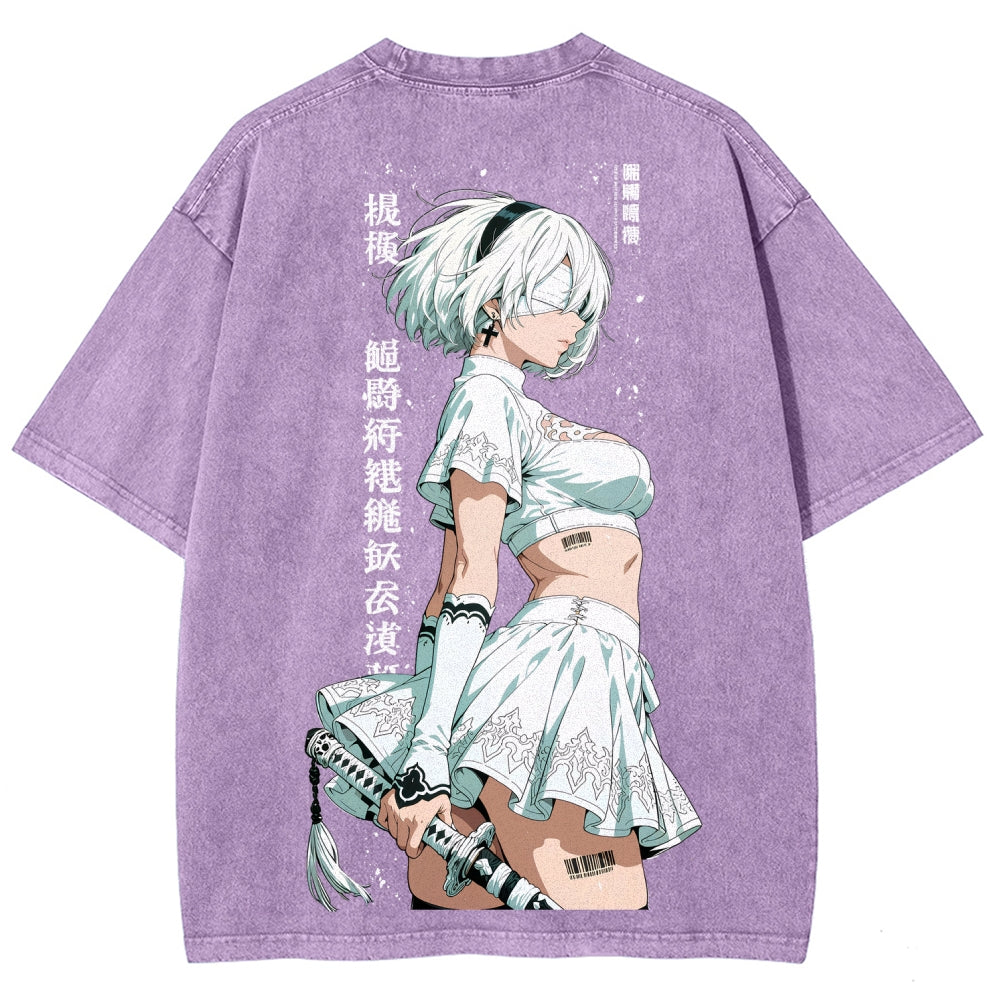 Nier: Automata Unisex Fit Washed T-Shirt 2601018993