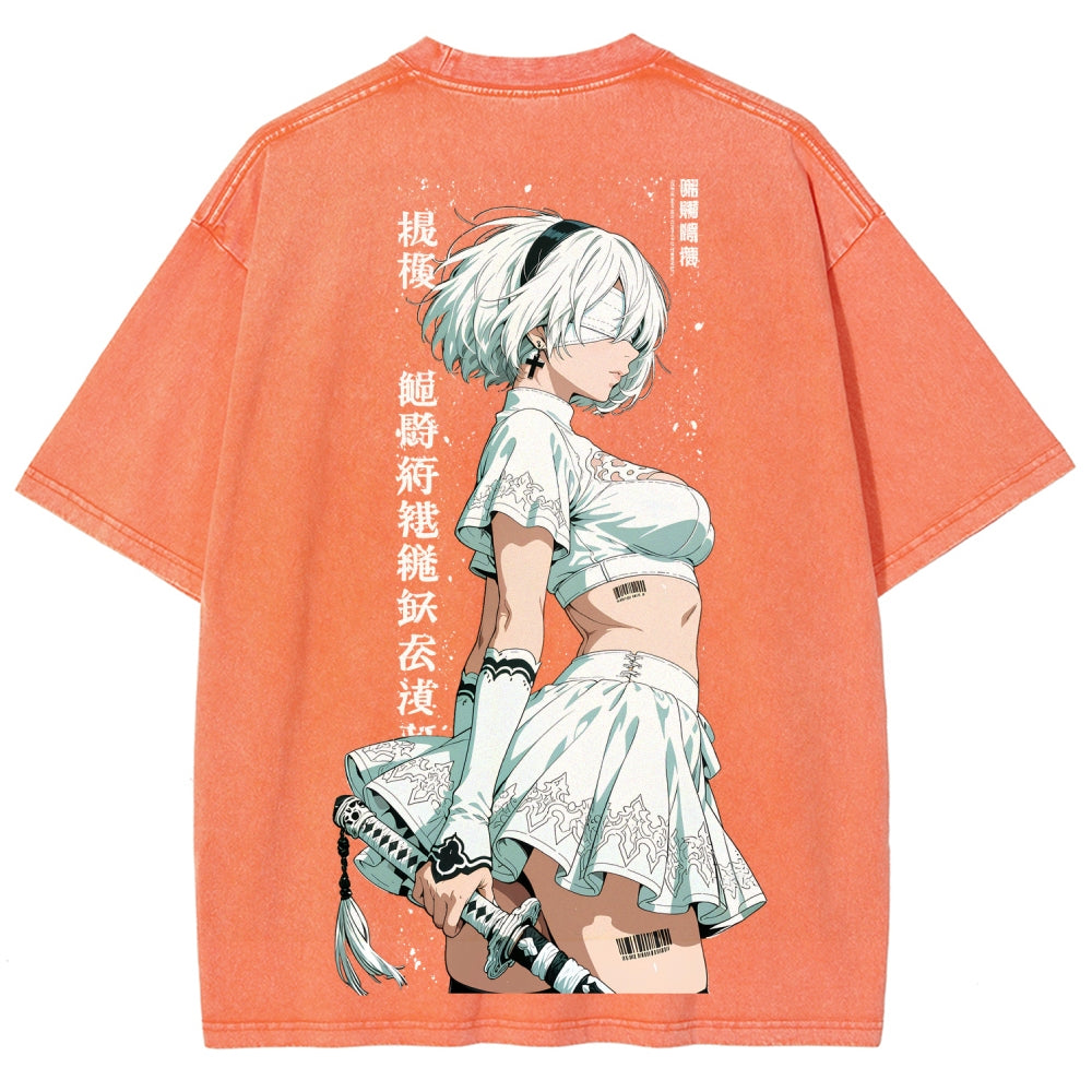 Nier: Automata Unisex Fit Washed T-Shirt 2601018993