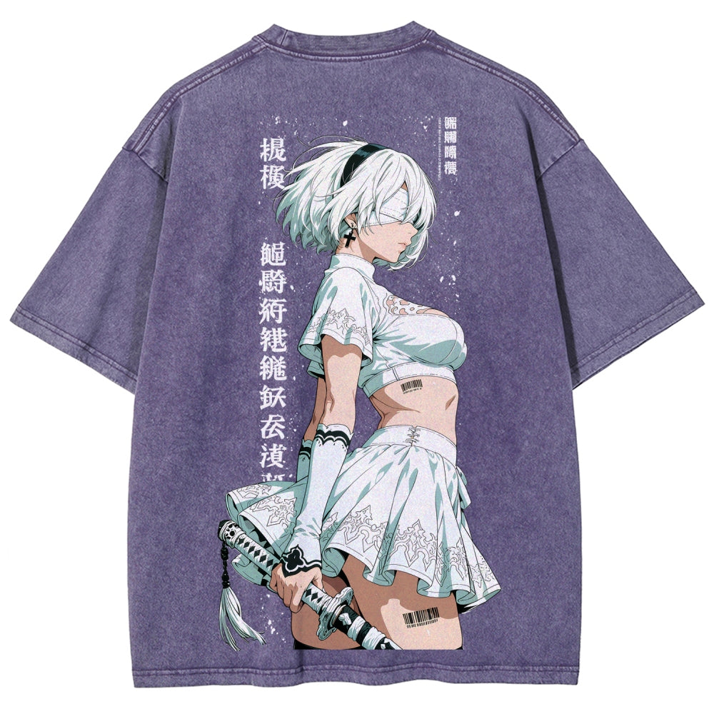 Nier: Automata Unisex Fit Washed T-Shirt 2601018993