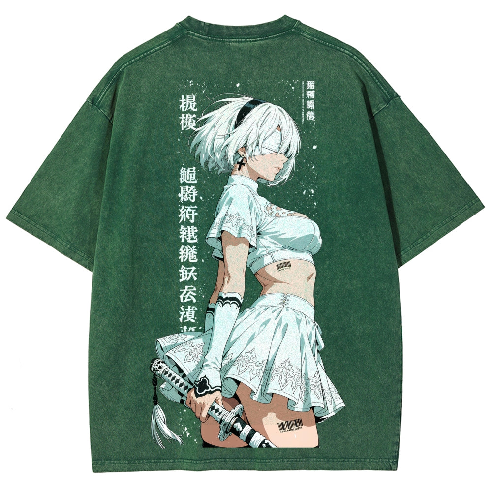 Nier: Automata Unisex Fit Washed T-Shirt 2601018993