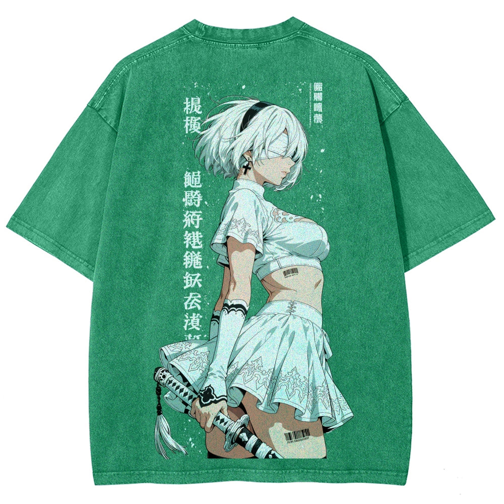 Nier: Automata Unisex Fit Washed T-Shirt 2601018993