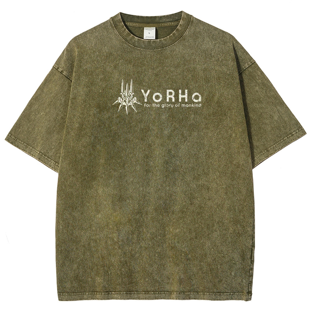 Nier: Automata Unisex Fit Washed T-Shirt 2601018993