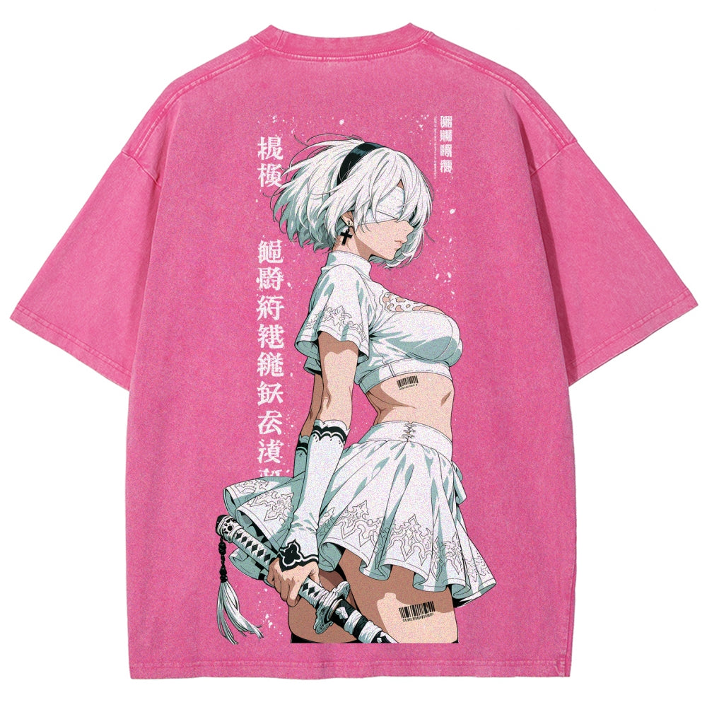 Nier: Automata Unisex Fit Washed T-Shirt 2601018993