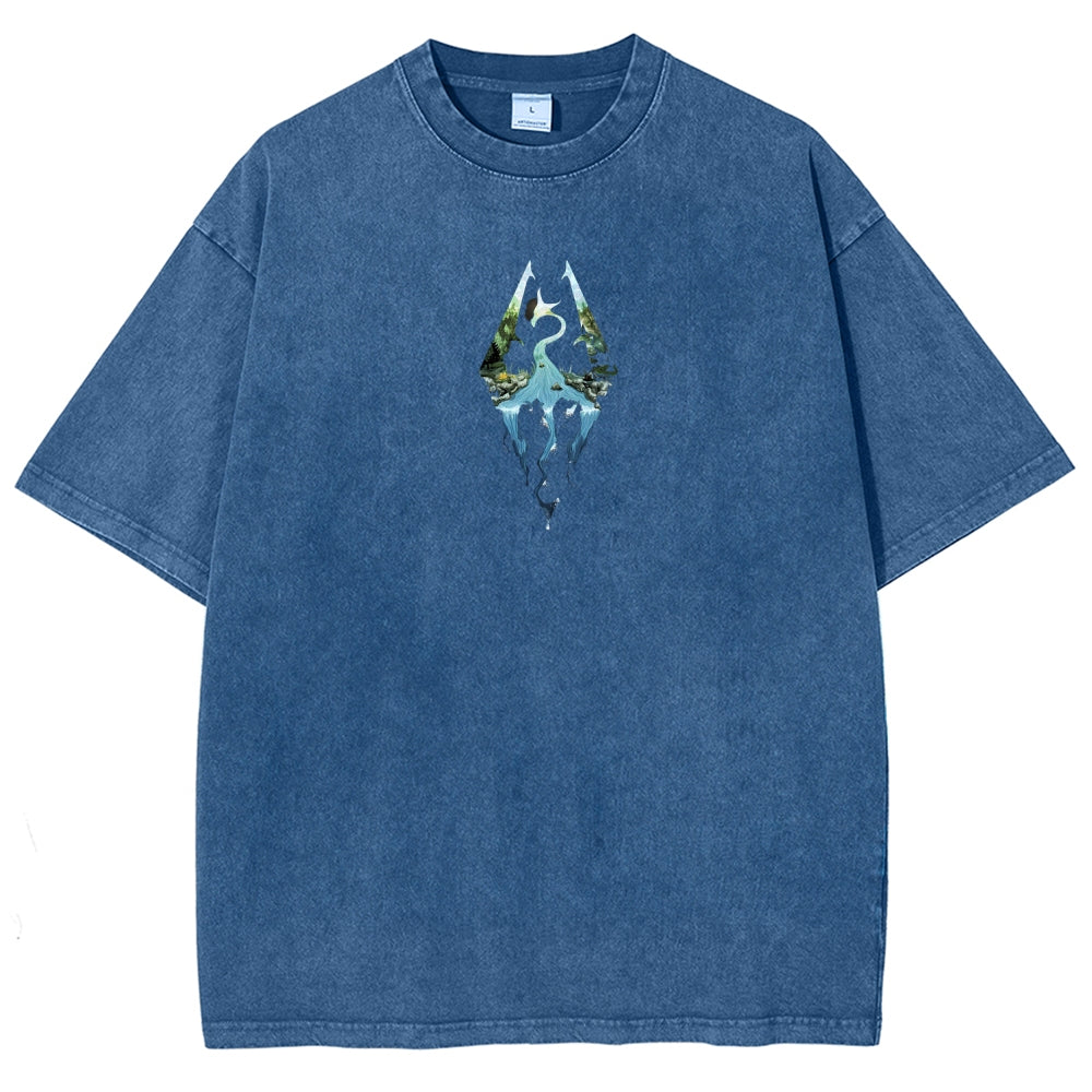 The Elder Scrolls Unisex Fit Washed T-Shirt 2602000592