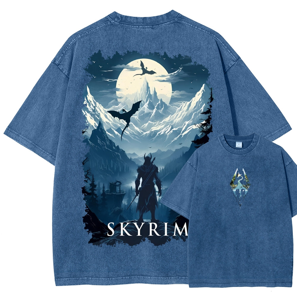 The Elder Scrolls Unisex Fit Washed T-Shirt 2602000592