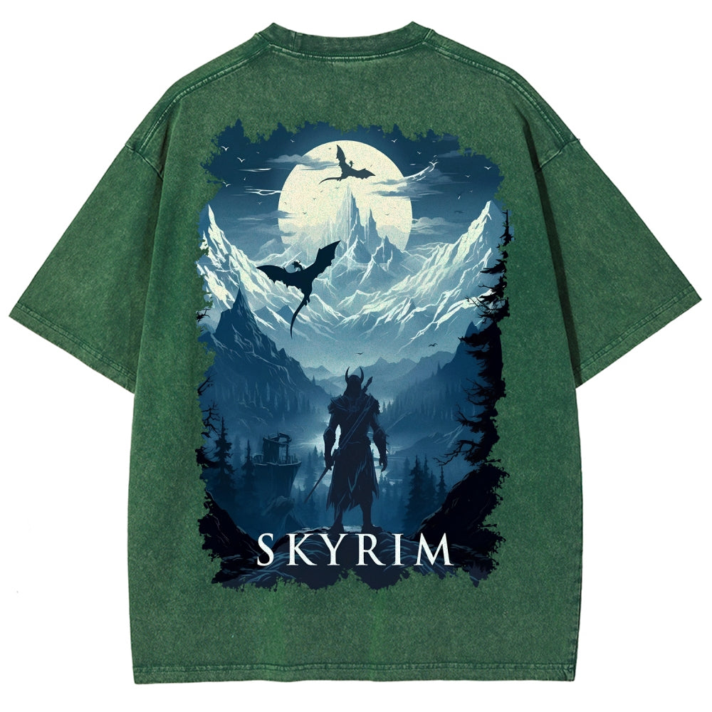 The Elder Scrolls Unisex Fit Washed T-Shirt 2602000592