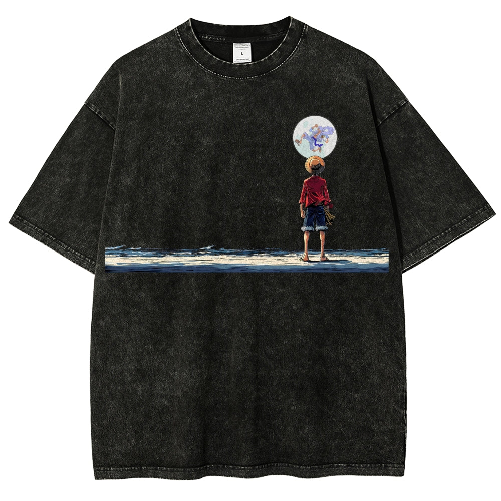 One Piece Unisex Fit Washed T-Shirt 2602000845