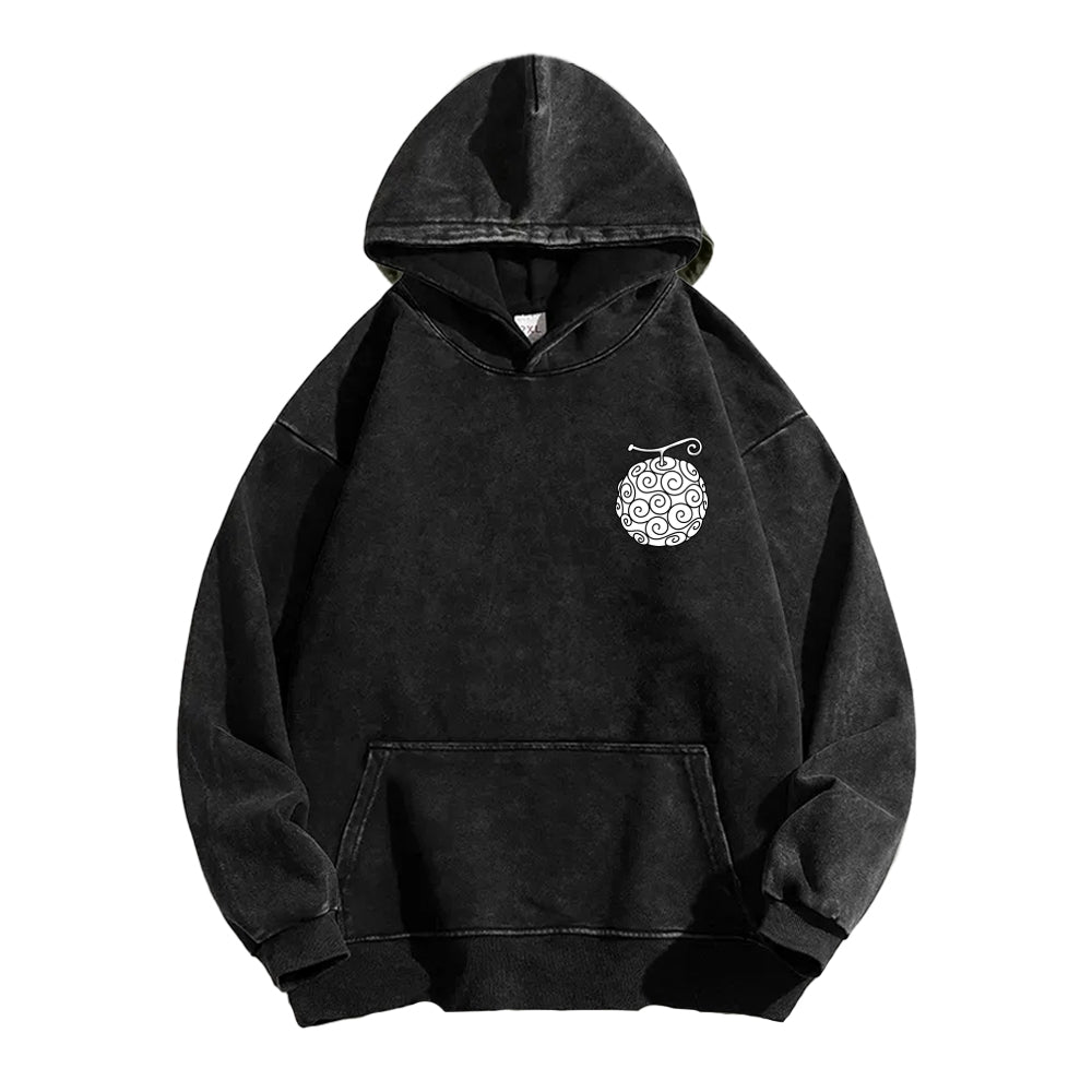 One Piece Unisex Washed Hoodie 2602000852