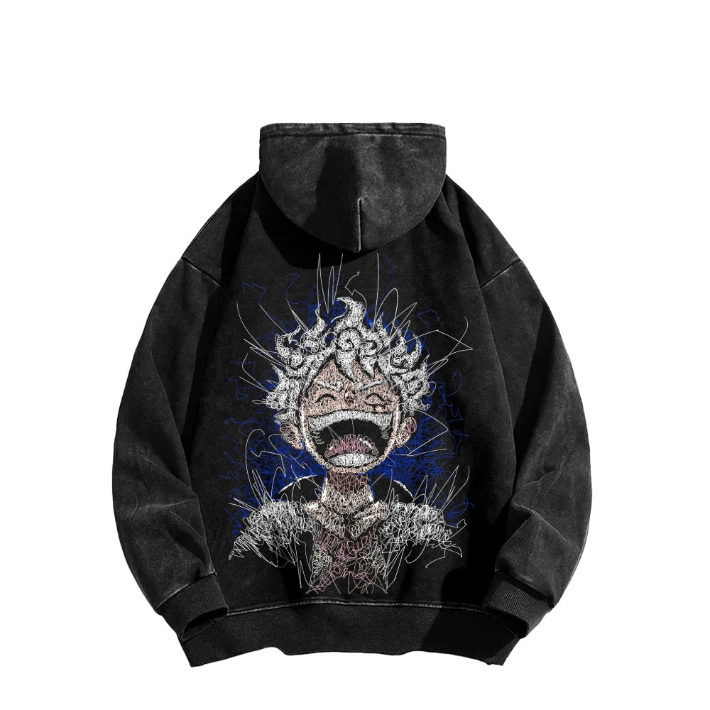 One Piece Unisex Washed Hoodie 2602000852