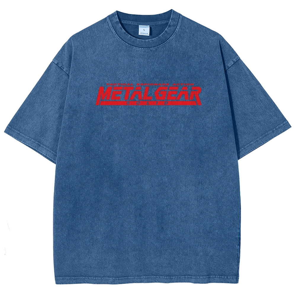 Metal Gear Solid Unisex Fit Washed T-Shirt 2602000910