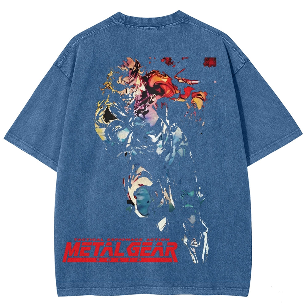 Metal Gear Solid Unisex Fit Washed T-Shirt 2602000910