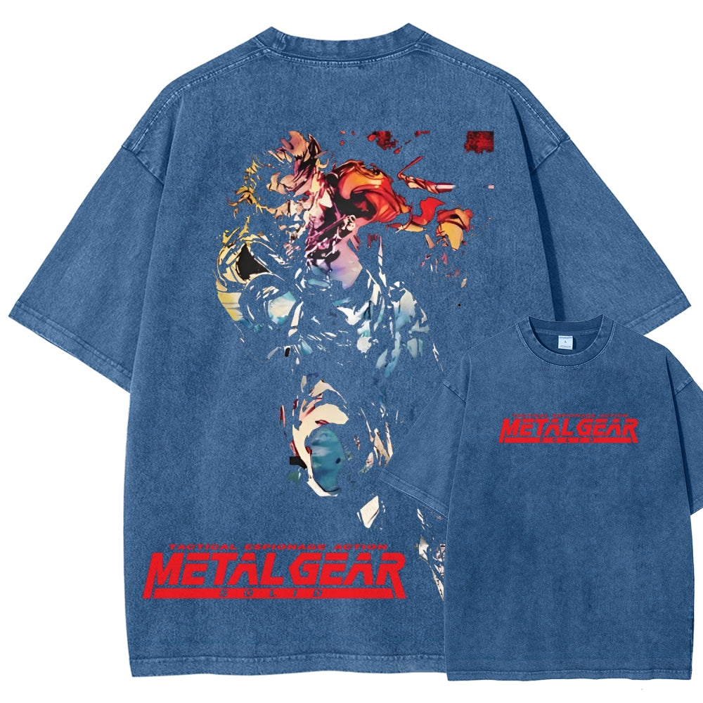 Metal Gear Solid Unisex Fit Washed T-Shirt 2602000910