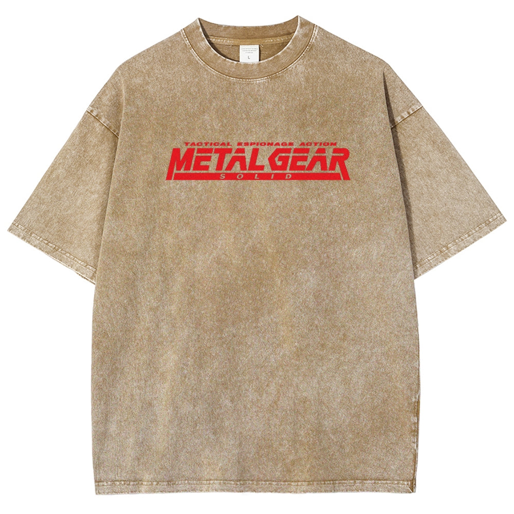 Metal Gear Solid Unisex Fit Washed T-Shirt 2602000910