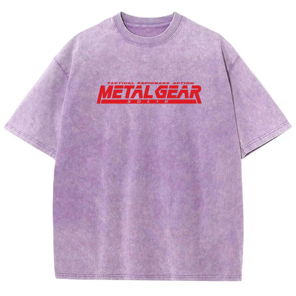 Metal Gear Solid Unisex Fit Washed T-Shirt 2602000910