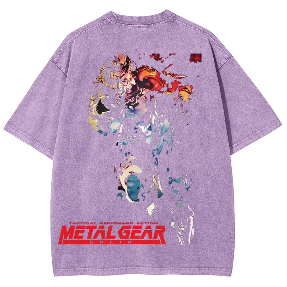 Metal Gear Solid Unisex Fit Washed T-Shirt 2602000910