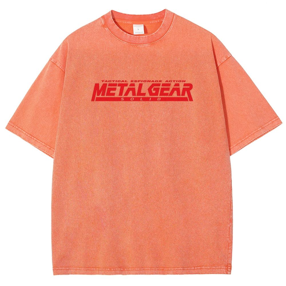 Metal Gear Solid Unisex Fit Washed T-Shirt 2602000910